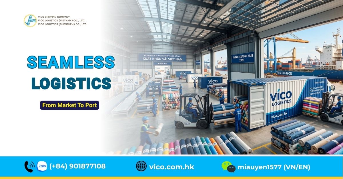 VICO Logistics textile shipping and customs service